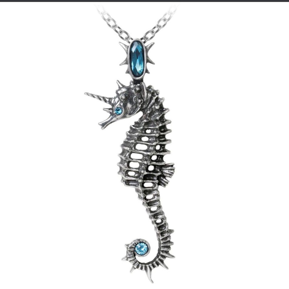 Aquaecorn necklace